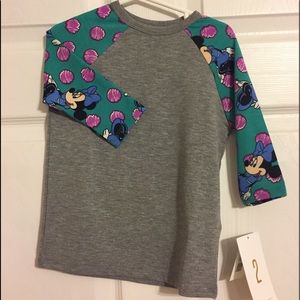 LuLaRoe 2T Sloan with Minnie Mouse
